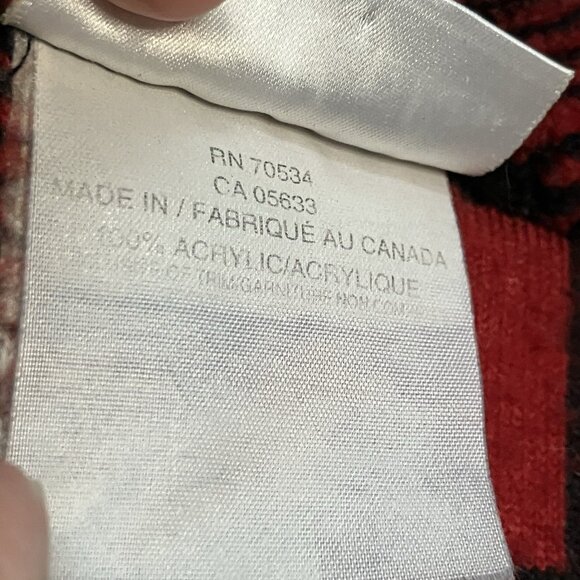 Vintage Robert Kitchen Plaid Fleece Vest Womens Full Zip Made in Canada - Picture 3 of 7